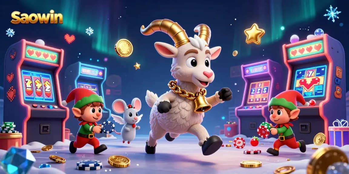saowin transforms gaming with a festive casino scene showcasing vibrant characters and dynamic elements