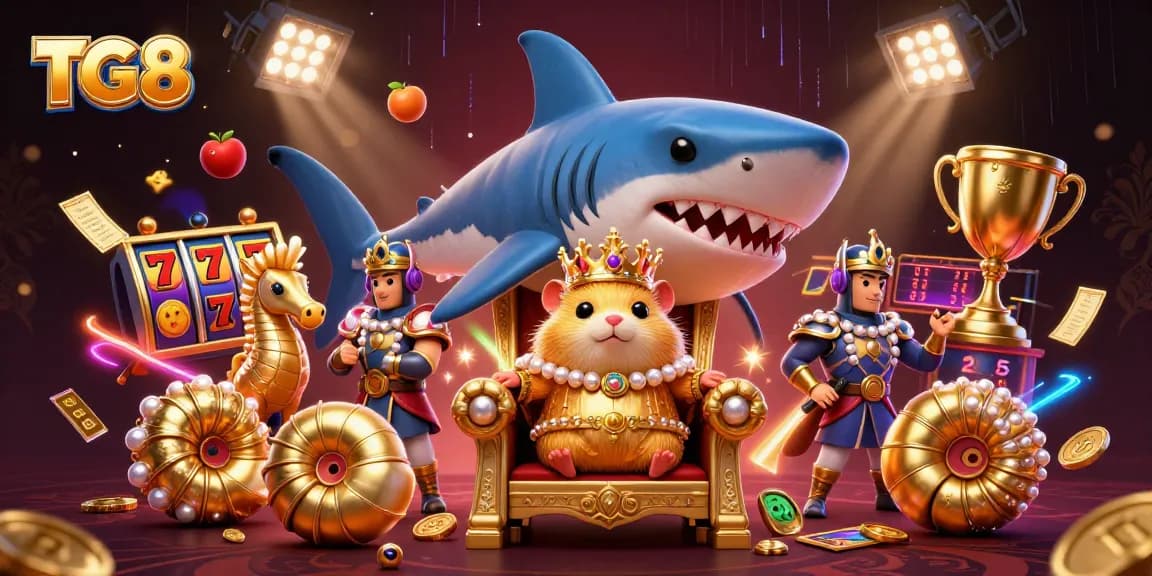 Experience thrilling jackpots at TG88, featuring a vibrant 3D illustration of engaging gaming elements.
