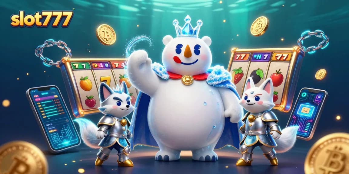 Engage with slot777 for thrilling jackpot excitement in this vibrant 3D casino scene.