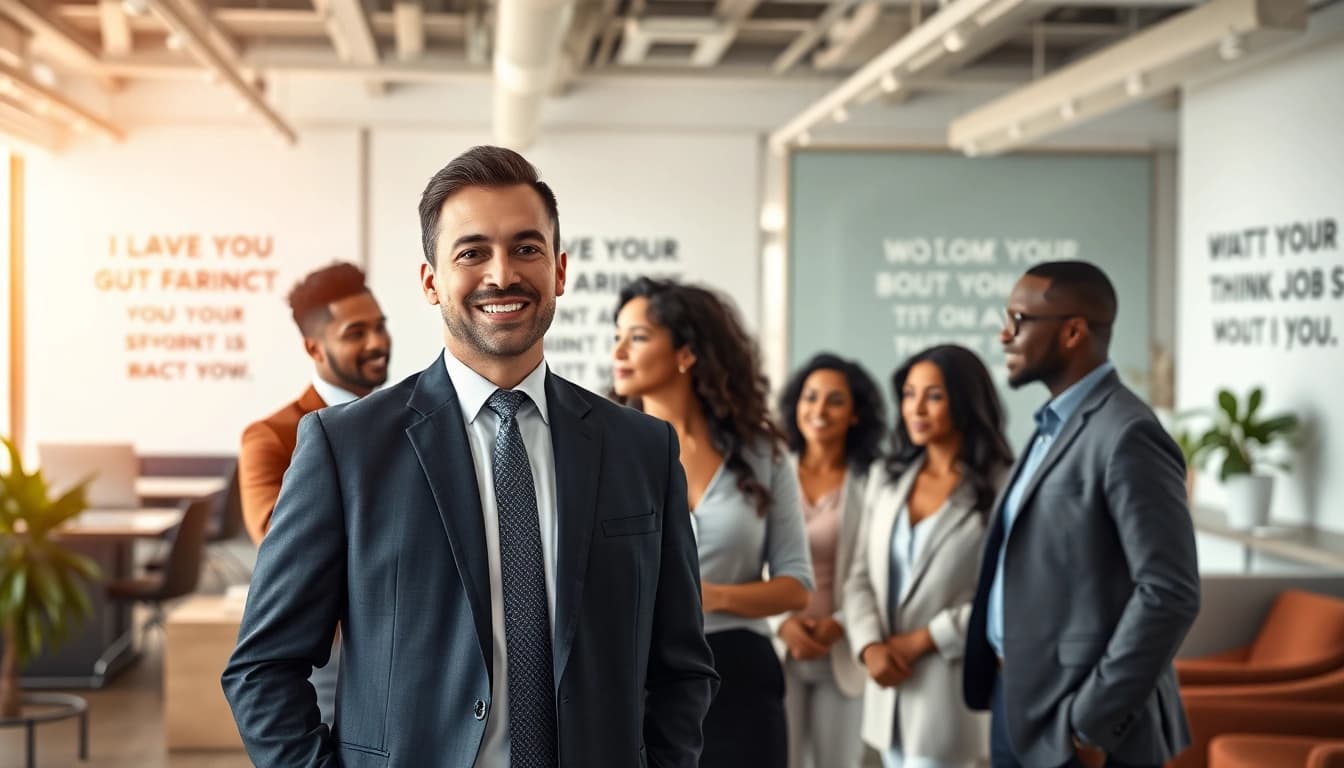 Headhunter Schweiz berät Bewerber in einem modernen Büro.