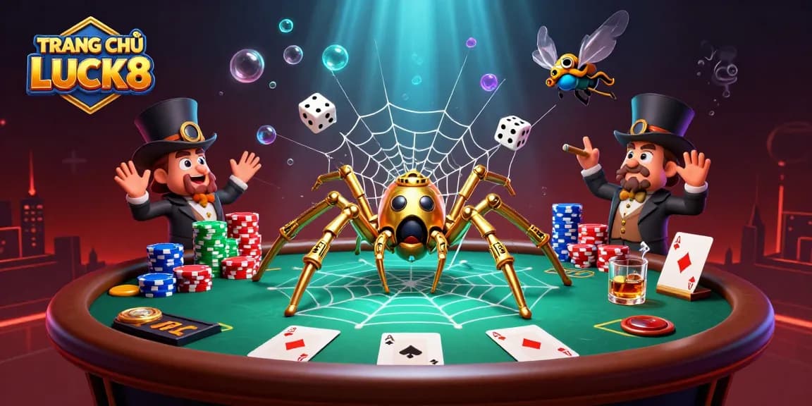 Engage in TRANG CHỦ LUCK8’s thrilling poker scene with vibrant stakes and characters.