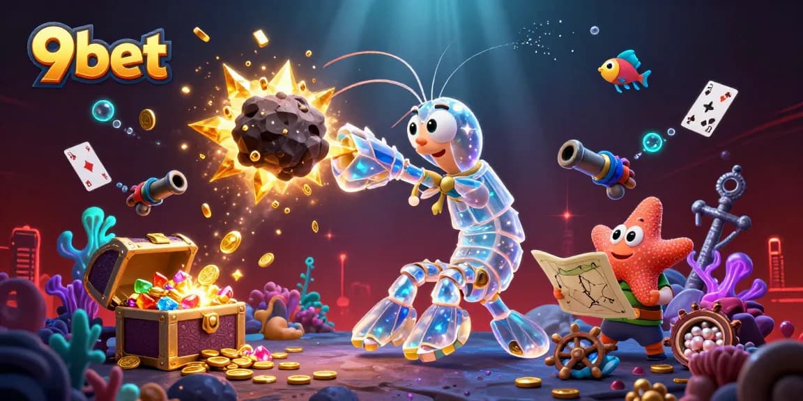 Engage in thrilling 9bet gaming adventures with vibrant characters and action-packed scenes.