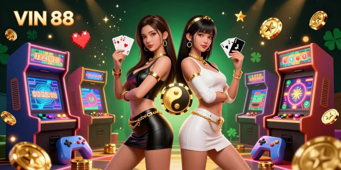 Experience thrilling gameplay at VIN 88 with stunning visuals and vibrant casino elements.