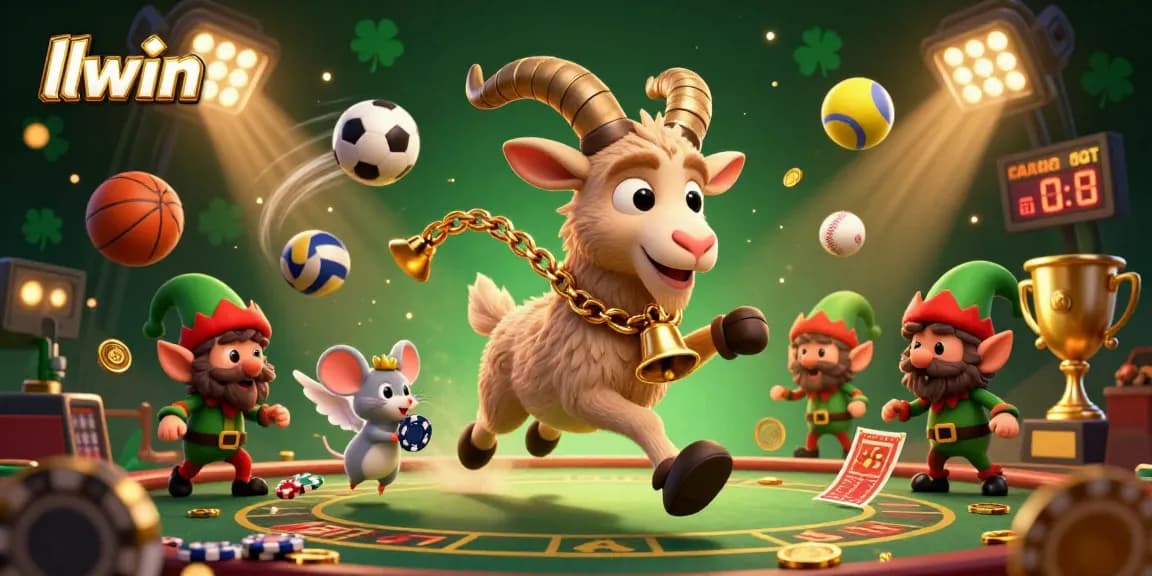 Experience thrilling gameplay at llwin with festive characters embodying a holiday horror casino atmosphere.