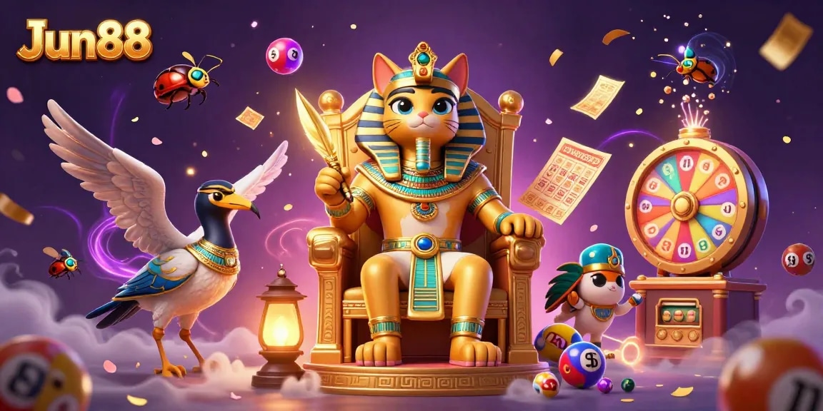 Experience thrilling games at Jun88 casino with engaging characters and dynamic elements.