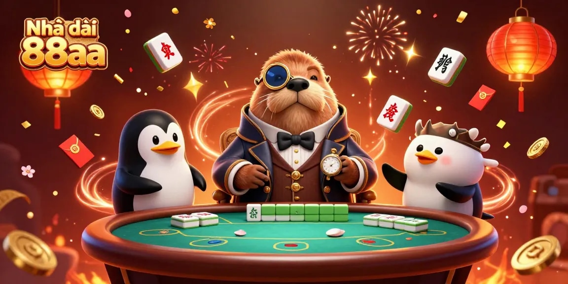 Engage with action at Nhà cái 88aa featuring lively underwater poker game with casino elements.