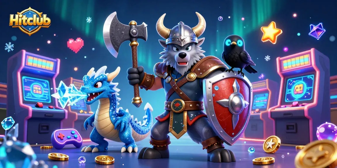 Hitclub showcases players enjoying immersive gaming experiences with vibrant slot machines and engaging characters.