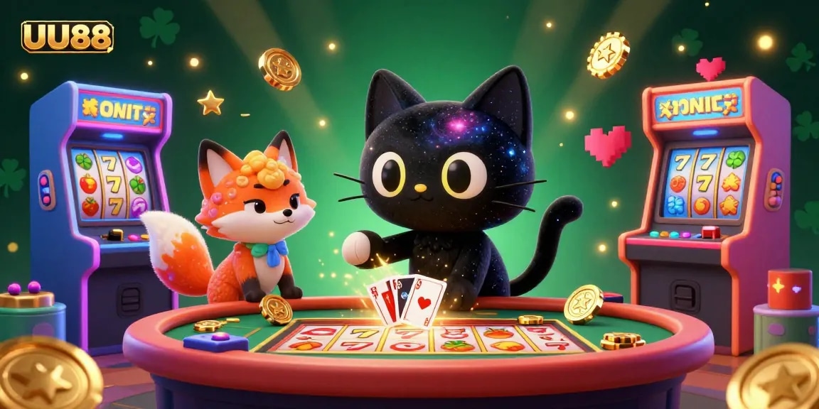 Experience the enchanting world of UU88 with captivating slot game visuals and vibrant characters.