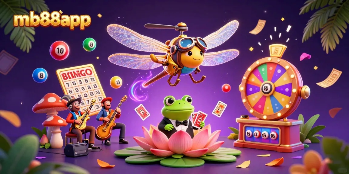 Catch the excitement at mb88app with vibrant characters and thrilling casino elements.