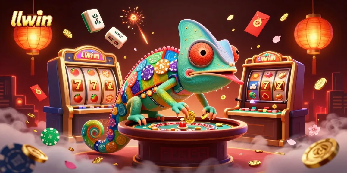 Experience thrilling gameplay at llwin with a vibrant 3D casino scene featuring colorful characters and dynamic gaming elements.