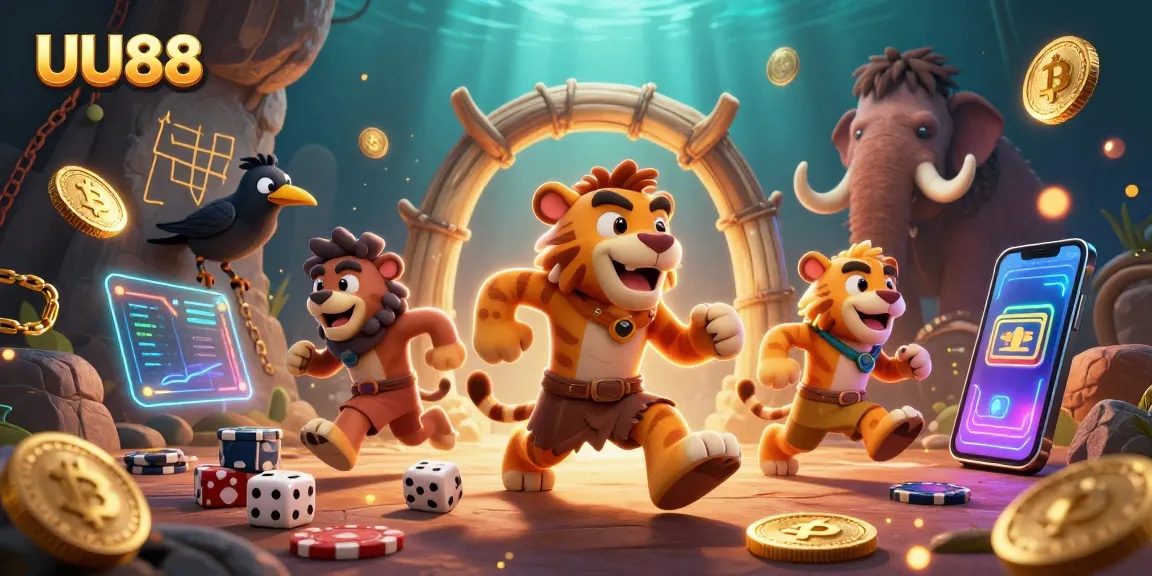 Experience thrilling gameplay at UU88 with our vibrant 3D casino visualization.