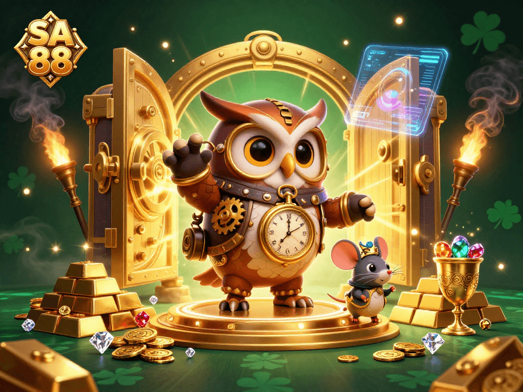 Experience thrilling gameplay at SA 88 with vibrant casino elements and dynamic treasures.