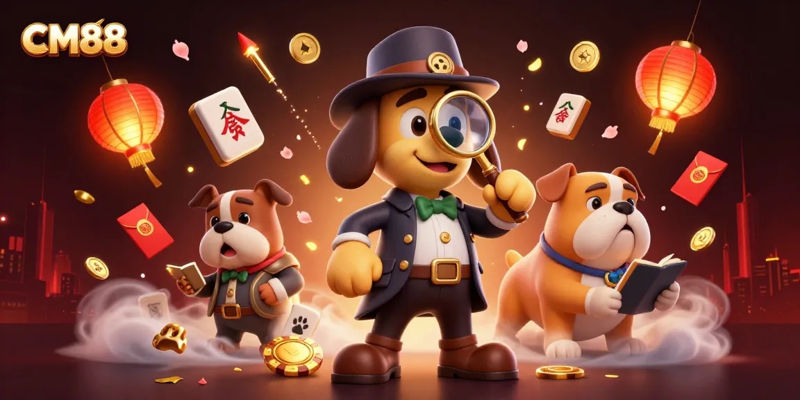 CM88 players enjoying treasure hunting in a vibrant casino environment filled with mystical elements.