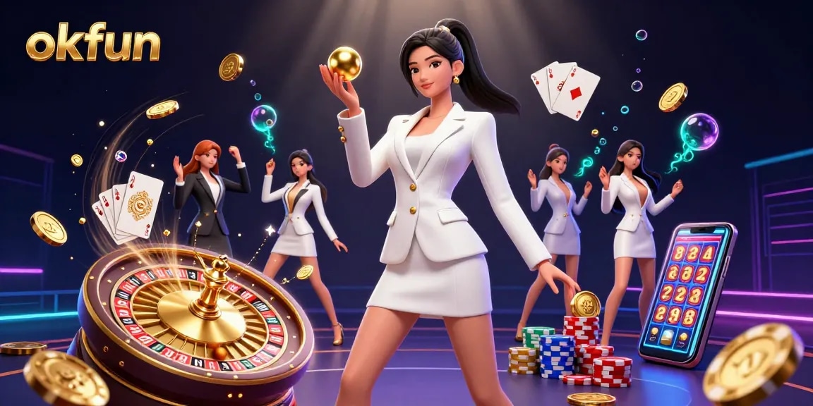 Engage in exhilarating gameplay at okfun with stunning casino visuals and vibrant energy.
