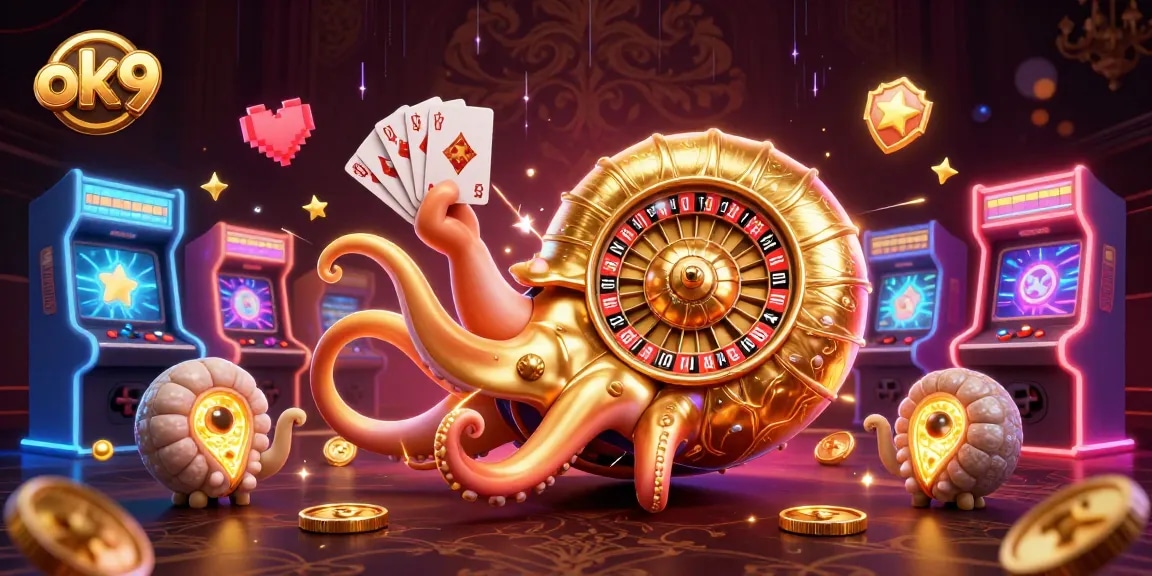 Engage with ok 9's thrilling casino experience featuring stunning 3D characters and vibrant gaming elements.