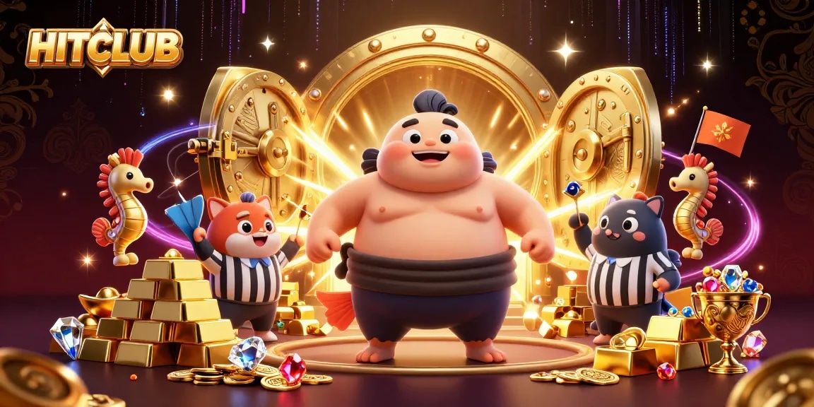 Engage in thrilling gameplay at HITCLUB with spectacular gold treasure in vibrant underwater scene.