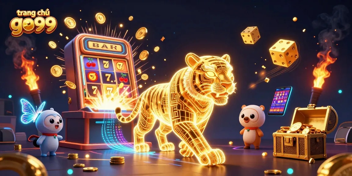 Experience the thrill of the digital casino world at trang chủ go99 with vibrant characters and jackpot excitement.