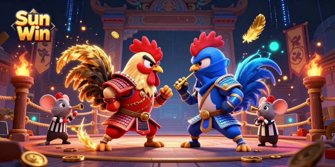 Experience thrilling moments with Sun Win's dynamic duel of roosters amidst casino action.