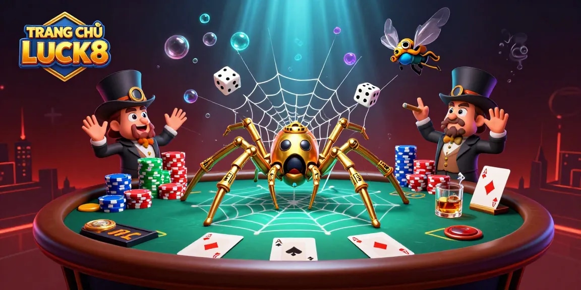 Engage in TRANG CHỦ LUCK8’s thrilling poker scene with vibrant stakes and characters.