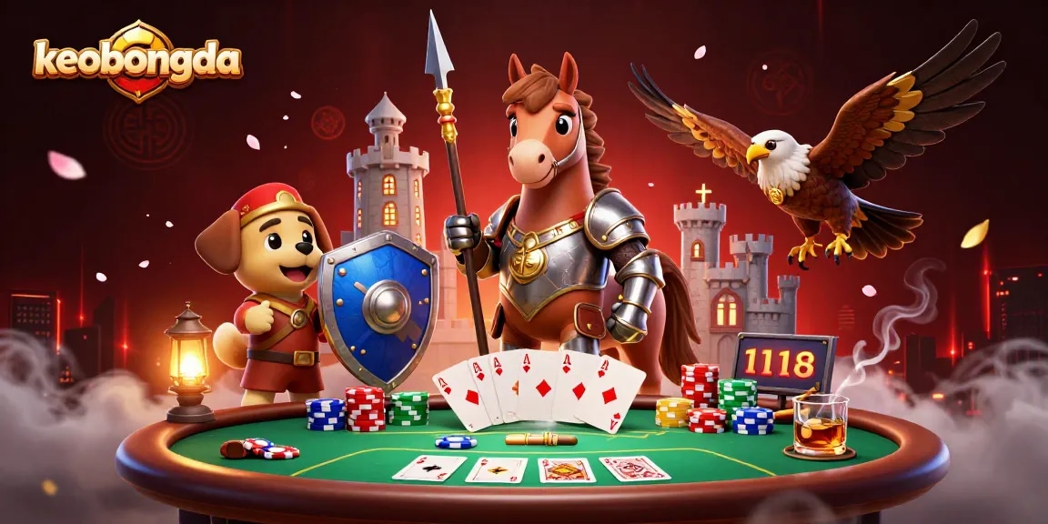 Engage in sports betting with keobongda's dynamic scene featuring gaming action and rich visuals.