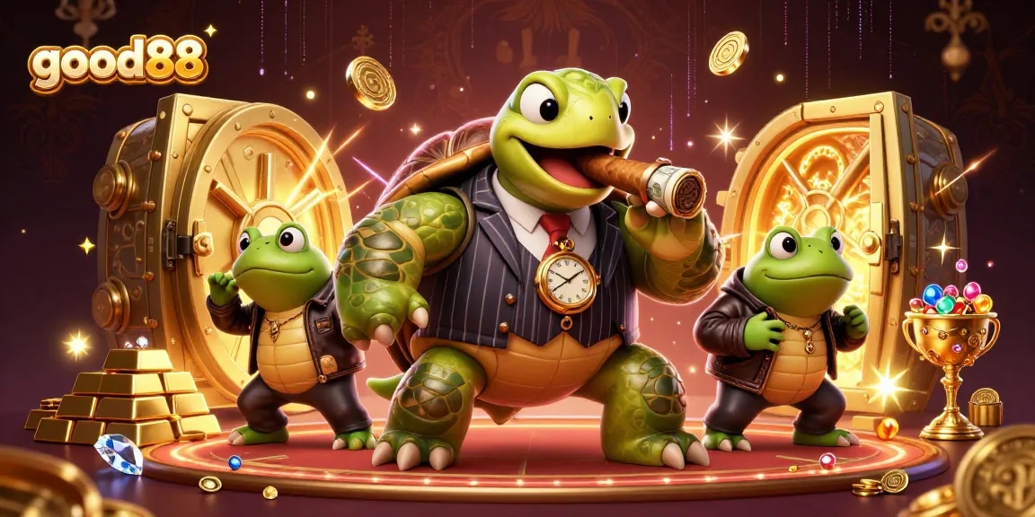 Experience the winning excitement with good88, stylish characters, and vibrant casino elements.