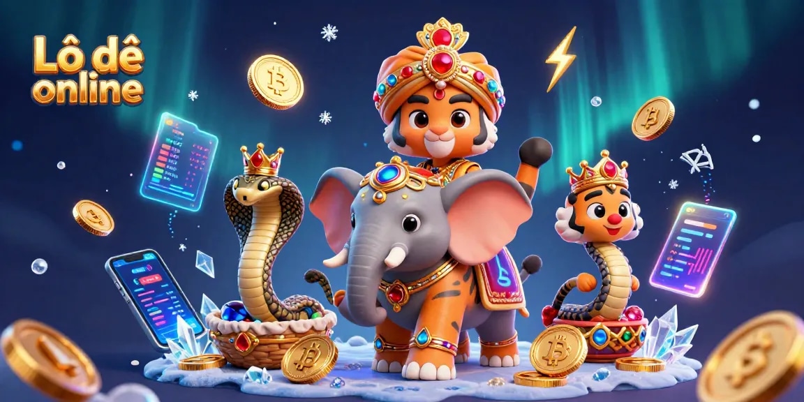 Experience thrilling moments playing Lô đề online with vibrant casino characters and elements.