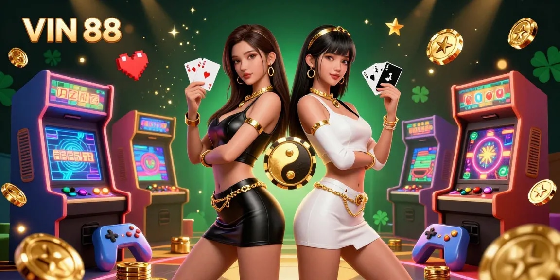 Experience thrilling gameplay at VIN 88 with stunning visuals and vibrant casino elements.
