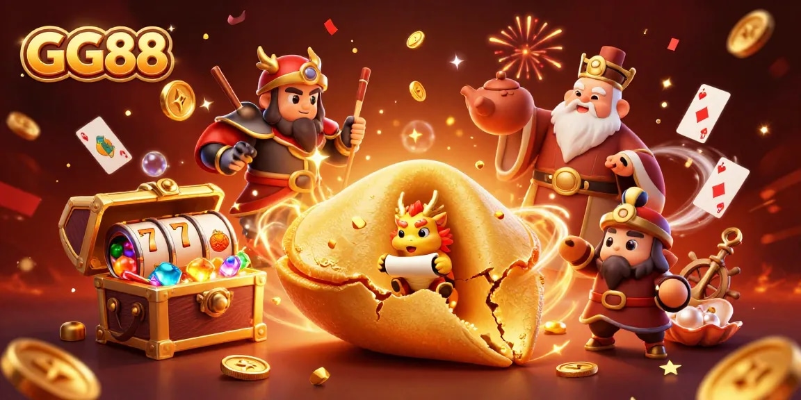 Experience GG88's vibrant gaming world with dynamic elements and captivating characters.