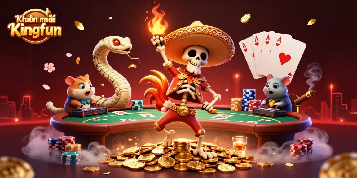 Win big with Khuyến mãi Kingfun: Experience exciting games and rewards in vibrant casino atmosphere.