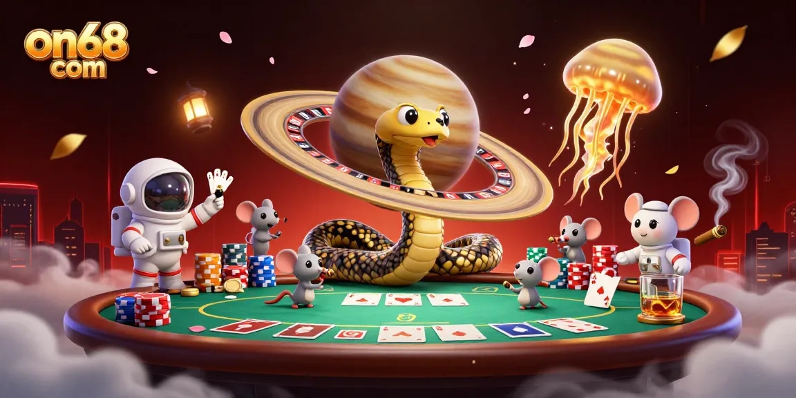 Engage with thrilling experiences at on68 com while betting around a cosmic roulette wheel.