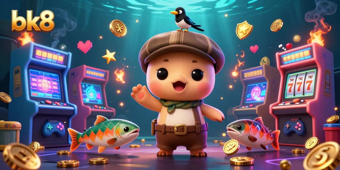 Experience fun and thrilling wins at bk8 with vibrant arcade games and playful characters.