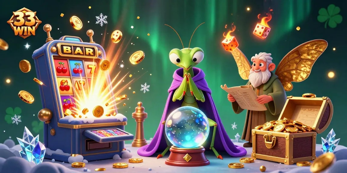 Experience stellar wins at 33 WIN with a thrilling 3D casino scene packed with action and excitement.