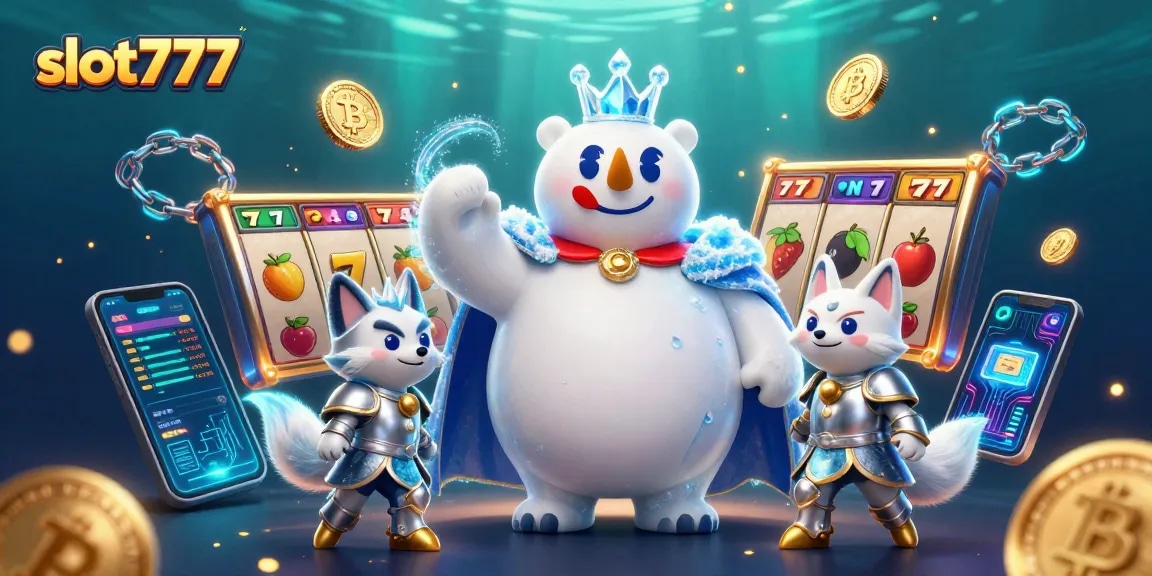 Engage with slot777 for thrilling jackpot excitement in this vibrant 3D casino scene.