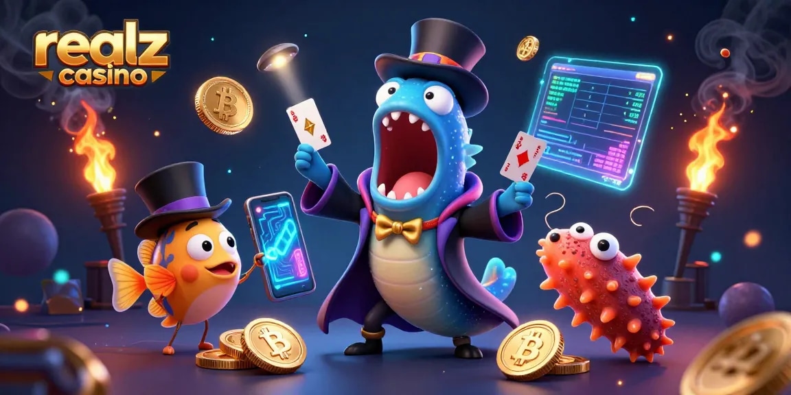 Experience the thrill of realz casino with a magical underwater adventure featuring unique characters.