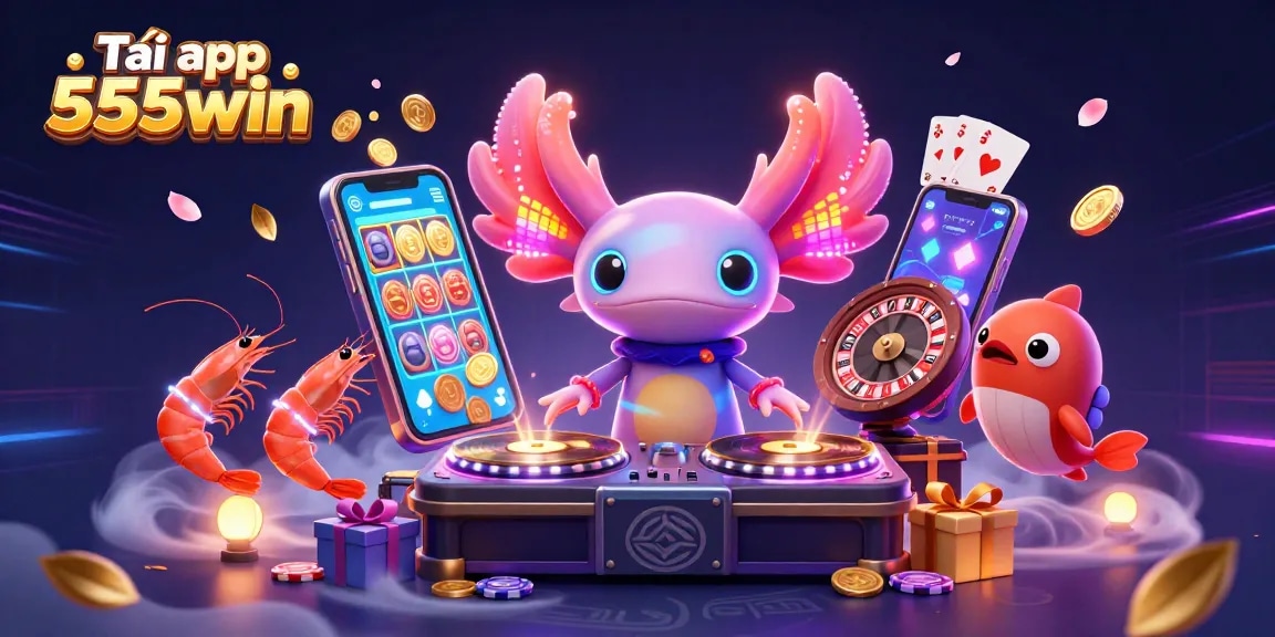 Tải app 555win and experience thrilling slot games with vibrant characters and dynamic casino elements.