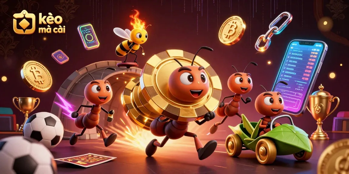 Engage in kèo nhà cái excitement with a dynamic heist theme featuring sports elements.