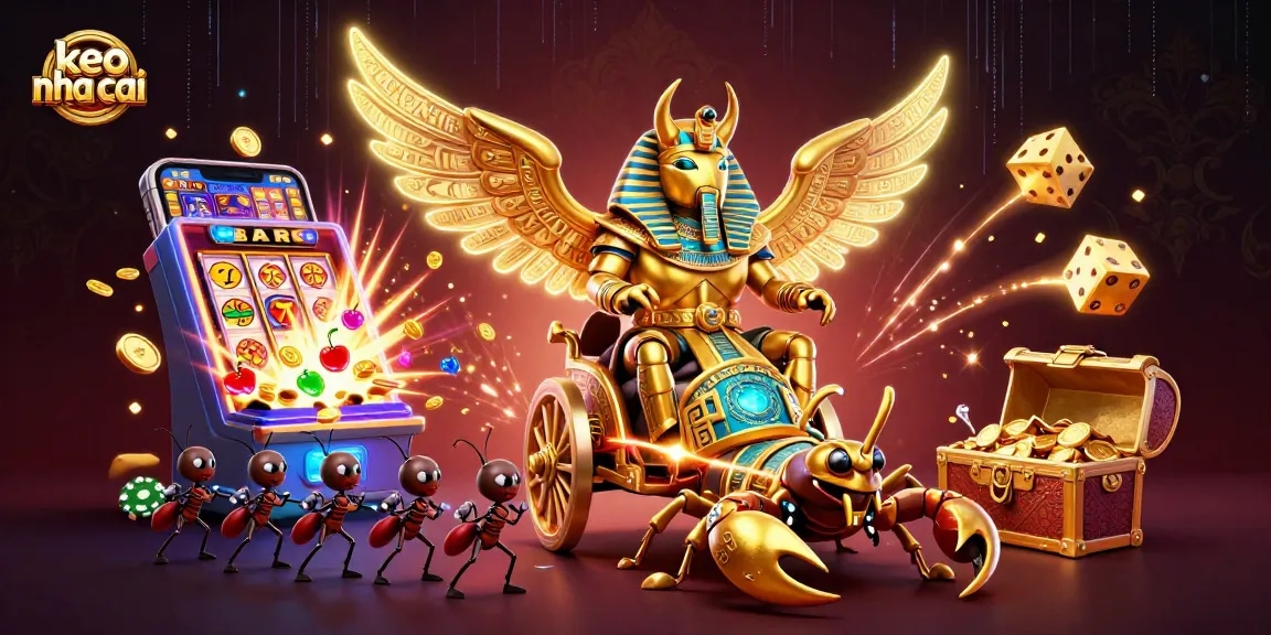 Engage in thrilling bets with keo nha cai featuring a rich jackpot scene and vibrant casino elements!