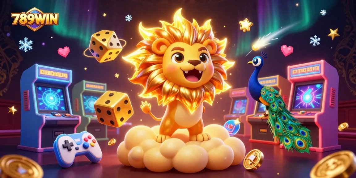 Experience the thrill at 789WIN with vibrant 3D casino gaming elements and exciting characters.