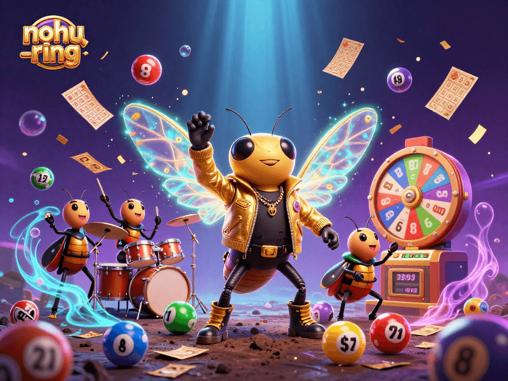Experience thrilling gameplay in nohu-ring with engaging characters and vibrant casino elements.