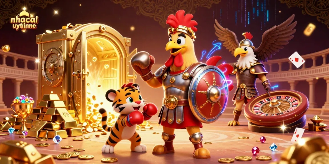Engage in thrilling, casino-inspired adventures with nhacaiuytinne amidst treasures and live gaming elements.