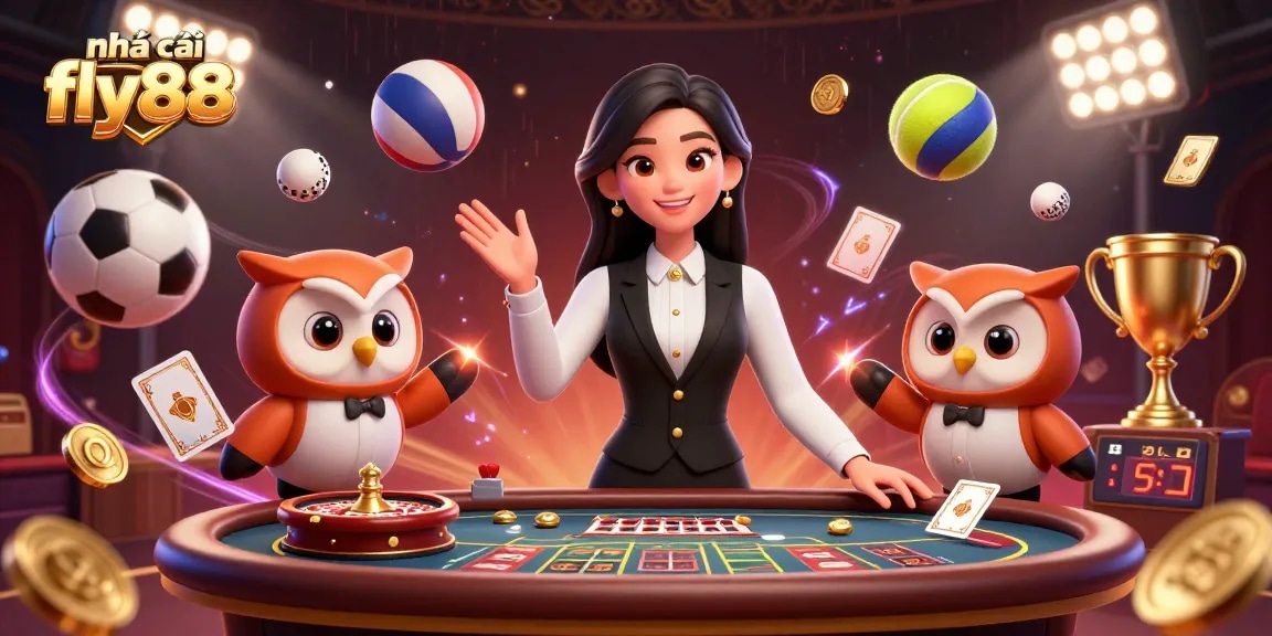 Experience exciting betting action at nhà cái fly88 with engaging dealers and dynamic casino elements.