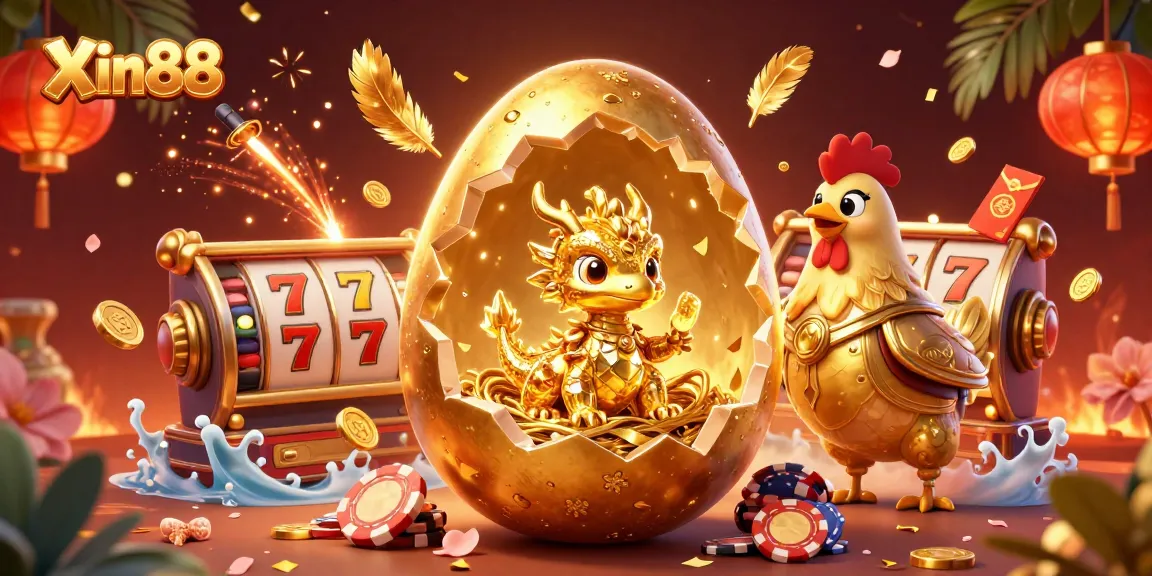 Experience thrilling wins at Xin88 with our cartoon gaming paradise, showcasing dynamic jackpot elements and excitement.