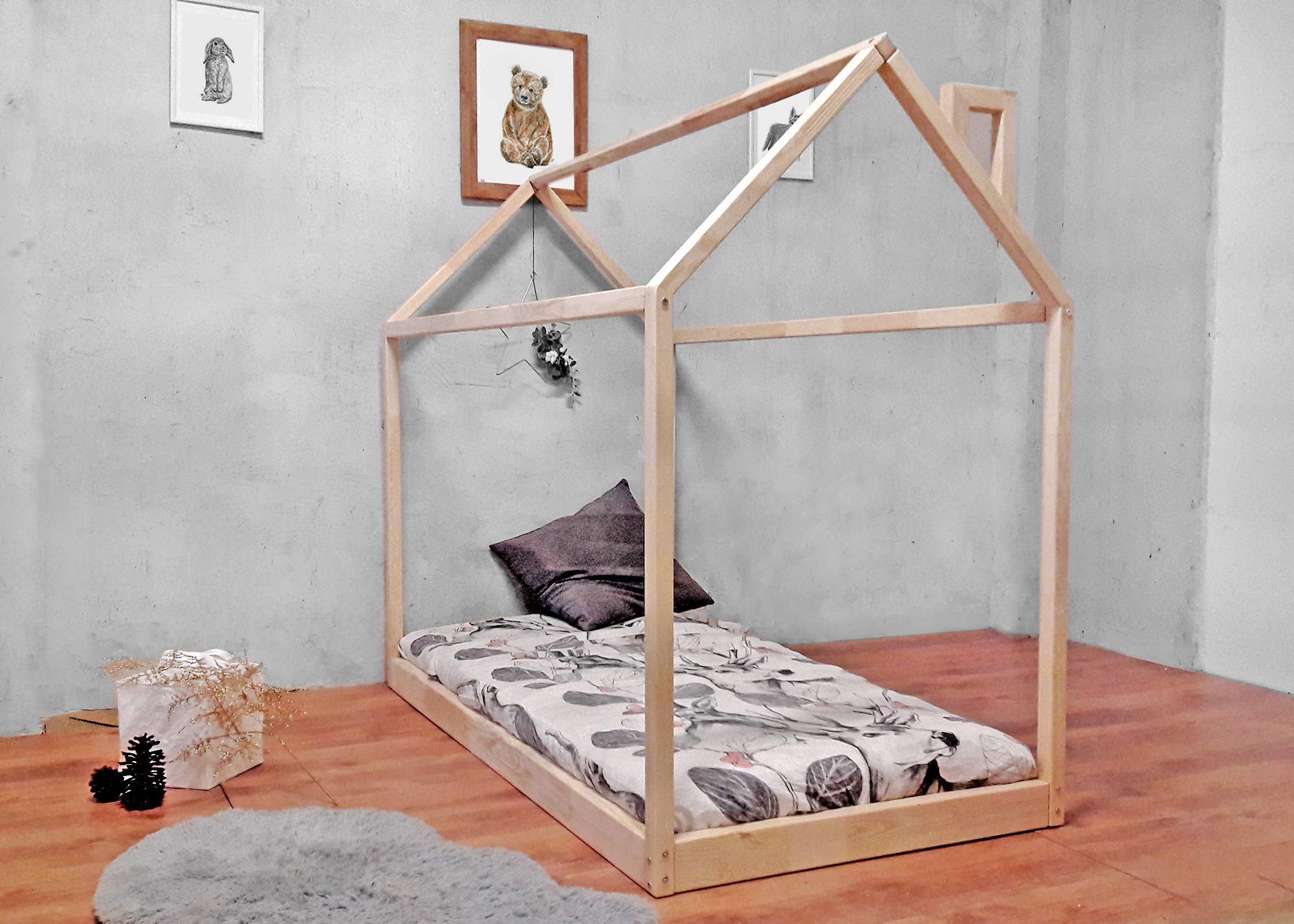 TiCAA Bodenbett 120x200 – Für träumerische Nächte