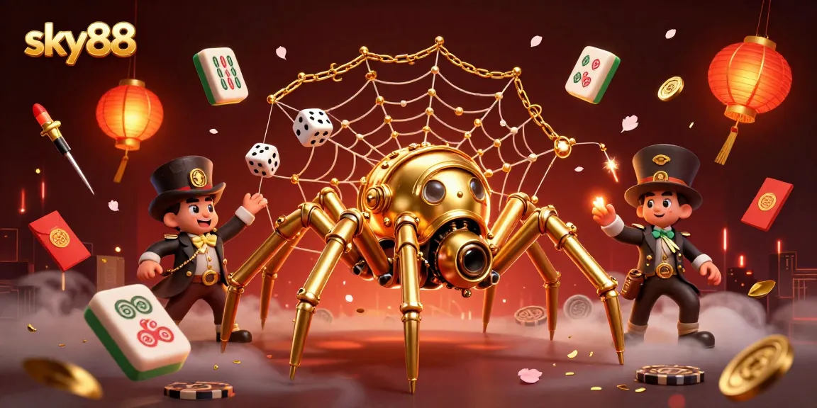 Get ready to win big with sky88, featuring vibrant 3D characters and exquisite casino elements.