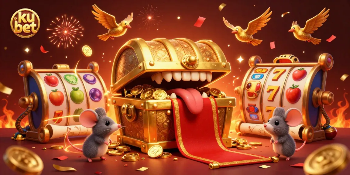 Experience thrilling adventures with ku bet at a magical casino treasure chest filled with riches.