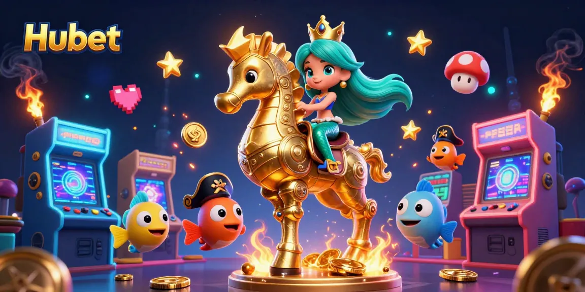 Experience thrilling gameplay at Hubet with vibrant 3D casino elements and engaging characters.