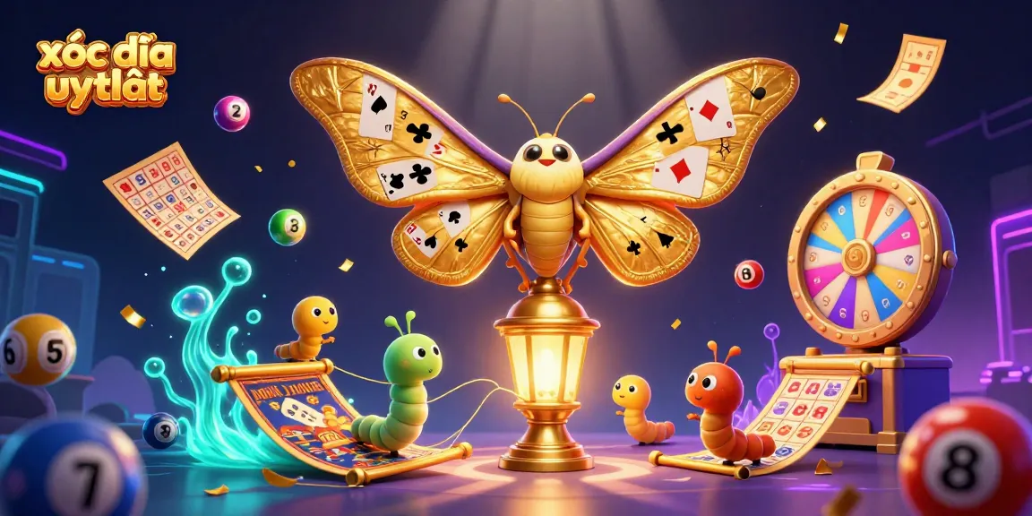 Experience the thrill of xóc đĩa uy tín amidst dynamic colorful casino elements and vibrant illustrations.