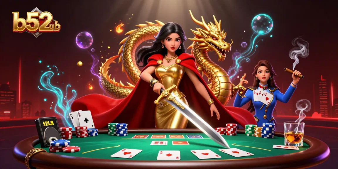 Engage with thrilling games at b52club while immersed in a dynamic poker atmosphere.