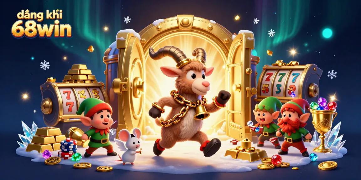 Experience excitement and thrill with đăng ký 68win in a dynamic 3D casino scene filled with riches.