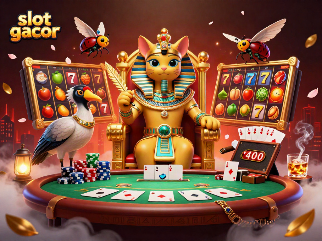 Experience exciting slot gacor action with vibrant characters and jackpot symbols in a rich 3D setting.